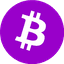 Purple Bitcoin logo