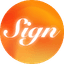 Sign logo