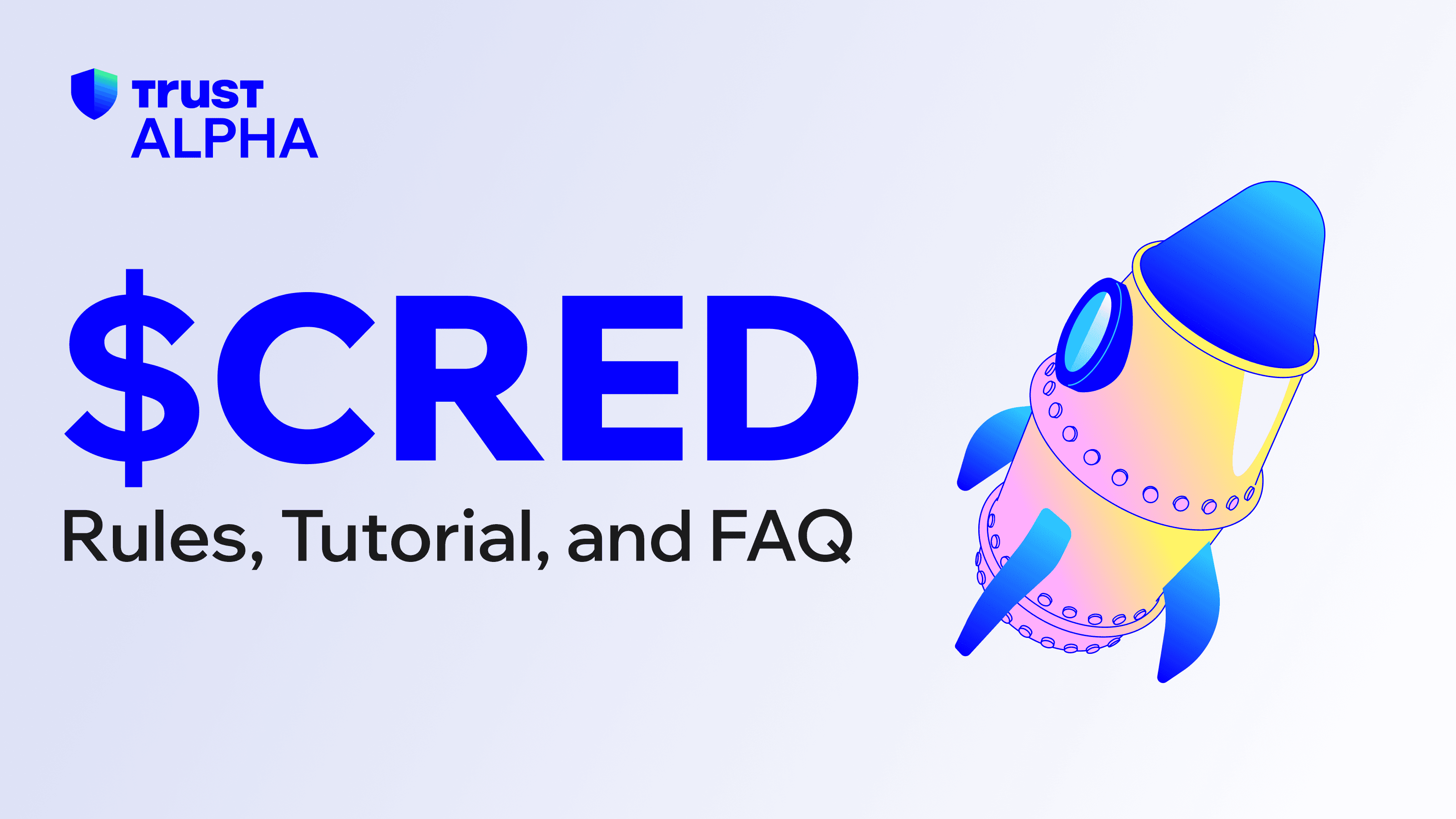 Earn CRED with Trust Alpha Reward Pools