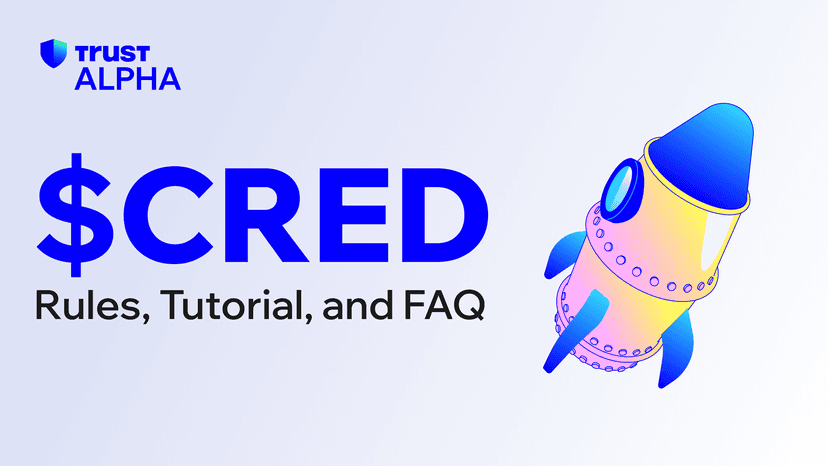 Earn CRED with Trust Alpha Reward Pools
