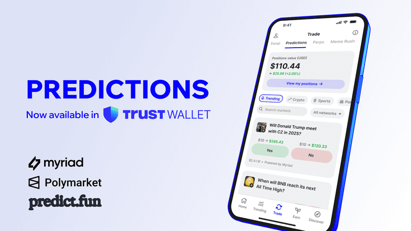 Introducing Predictions in Trust Wallet: Earn On Real-World Outcomes