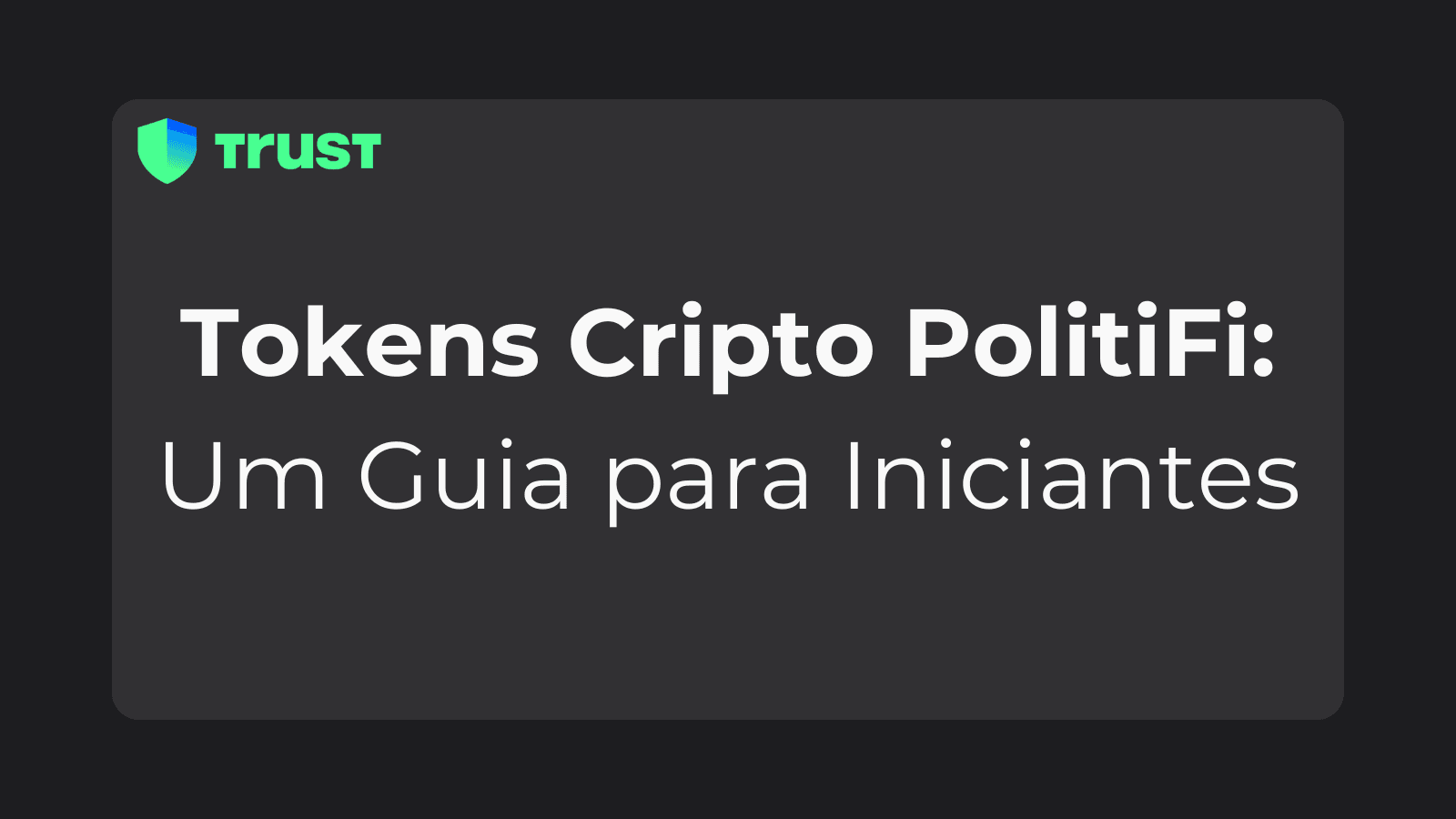 Tokens Cripto PolitiFi: Um Guia para Iniciantes