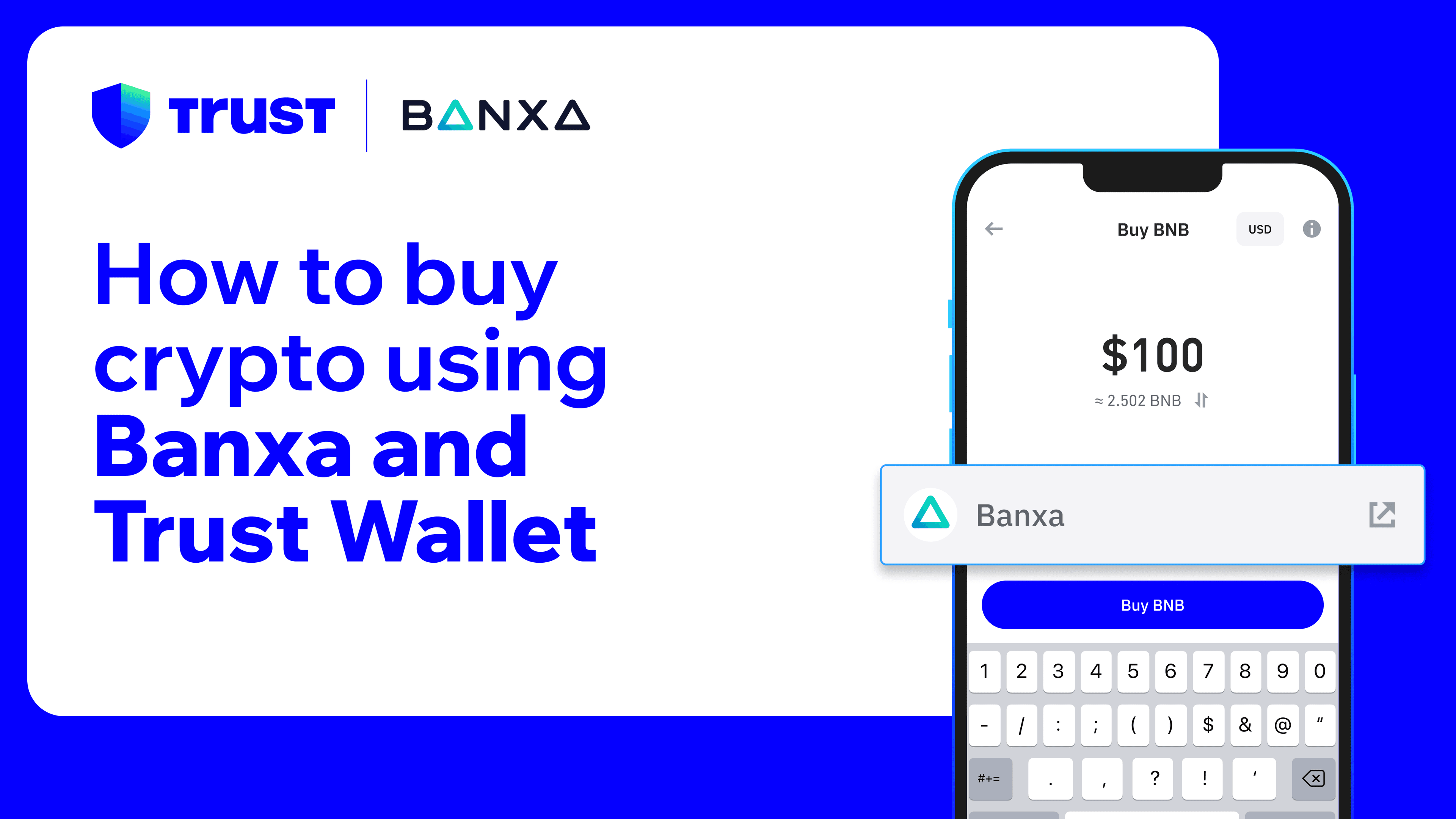 How to buy crypto using Banxa and Trust Wallet | Trust