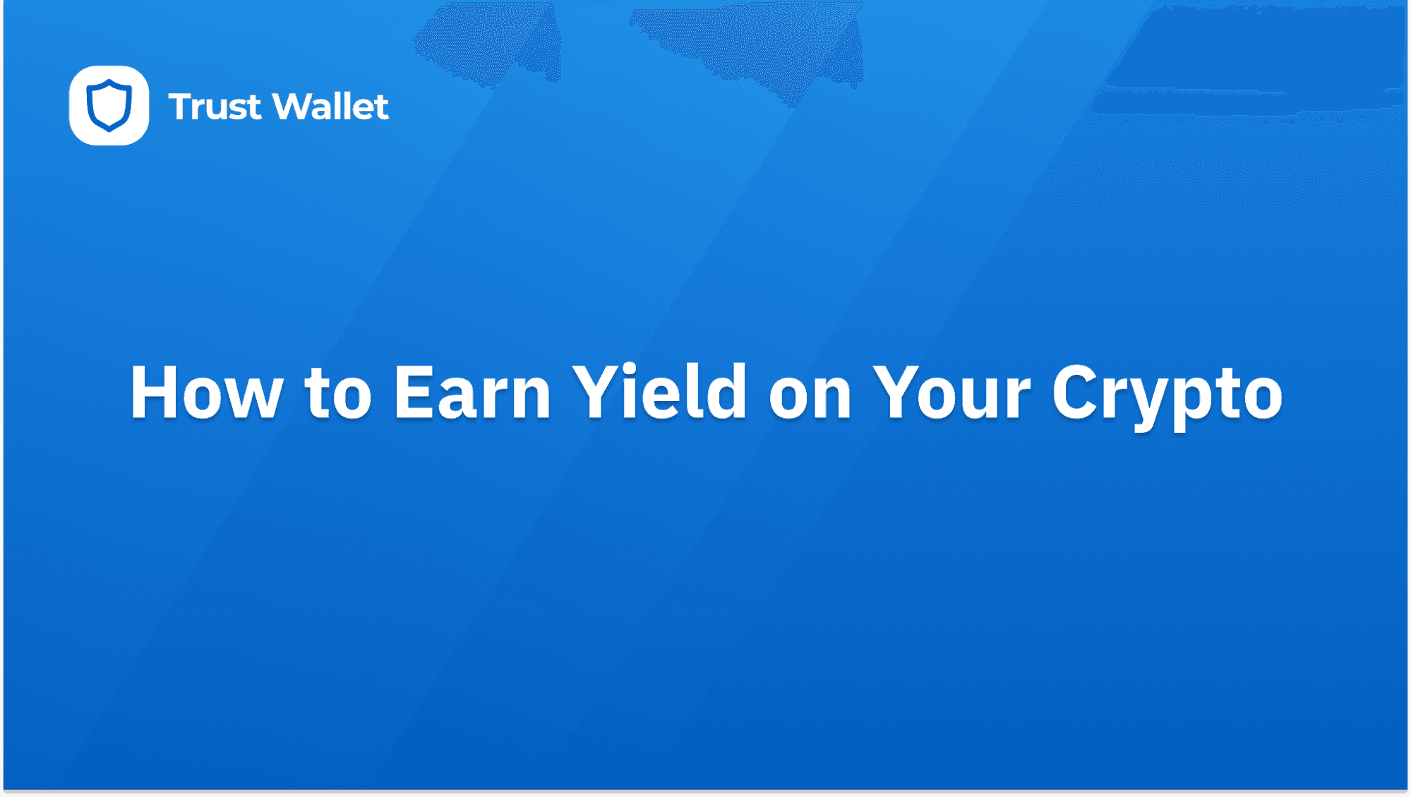 How to Earn Yield on Your Crypto