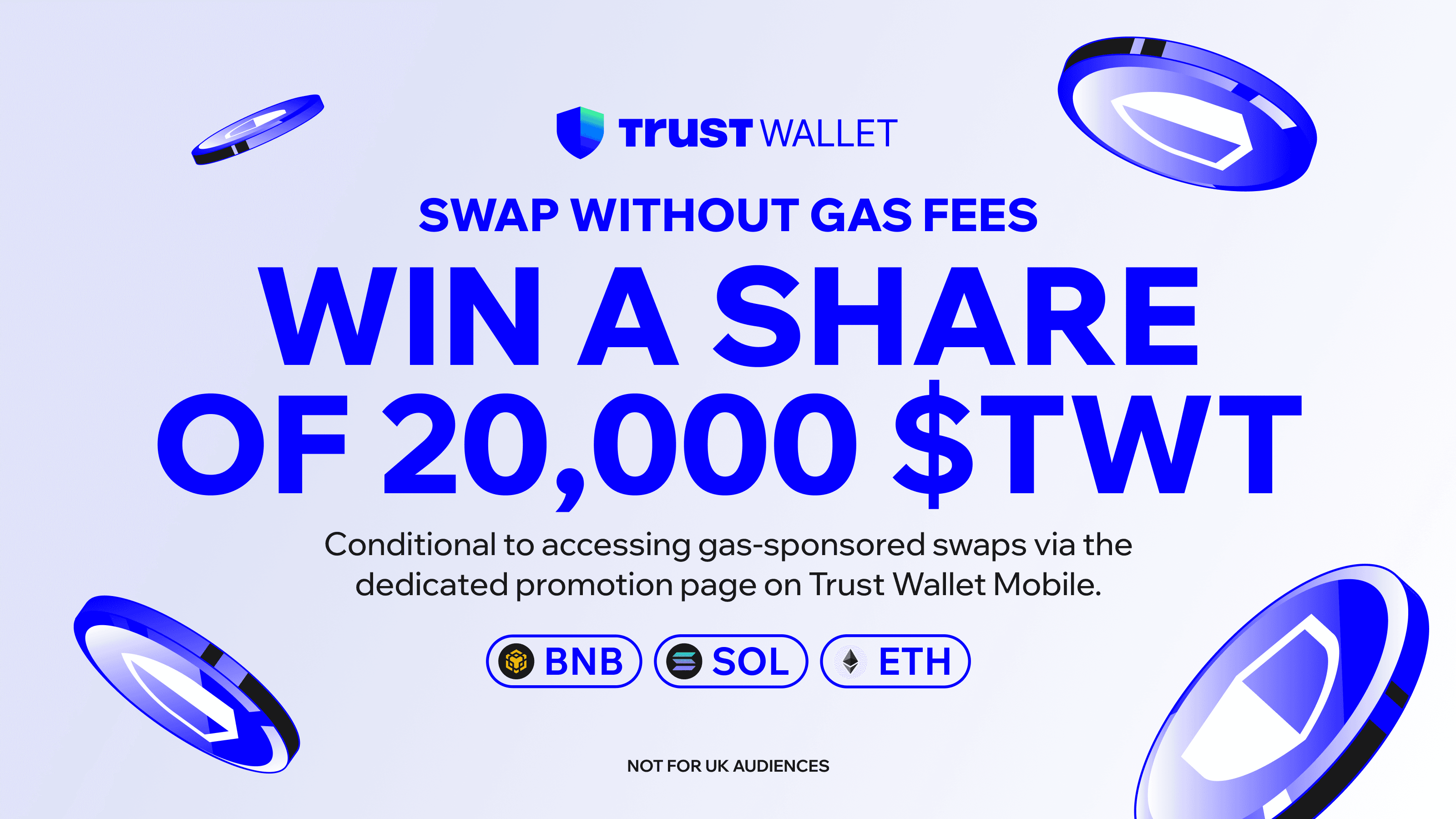 Try Gas-Sponsored Swaps for a Chance to Share 20,000 TWT