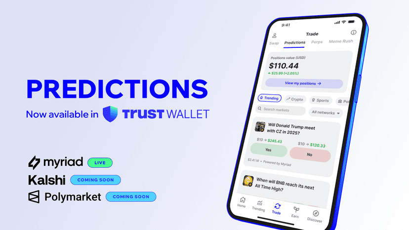 Introducing Predictions in Trust Wallet: Earn On Real-World Outcomes
