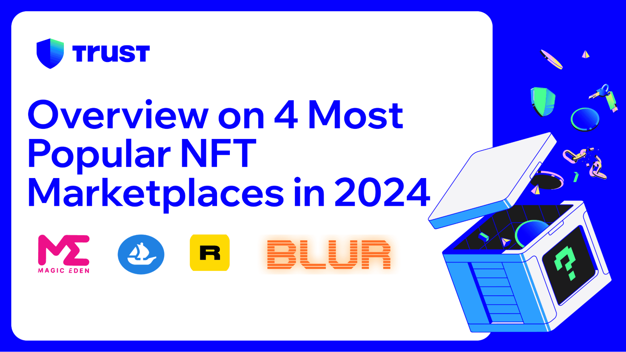 Overview of the 4 Most Popular NFT Marketplaces in 2024