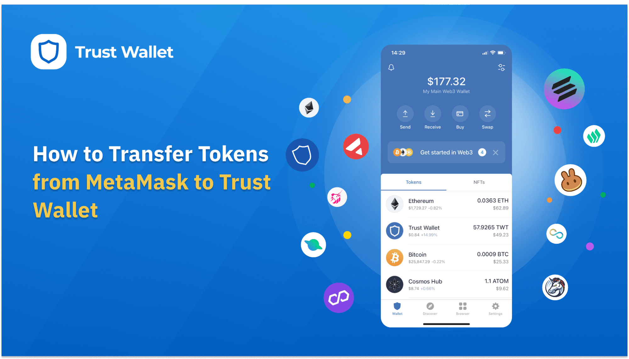 How to Transfer Tokens from MetaMask to Trust Wallet