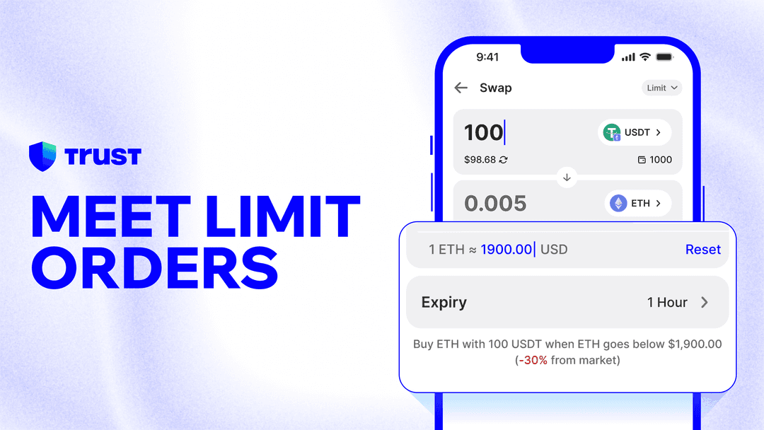 Trust Wallet Introduces Limit Orders for Swaps