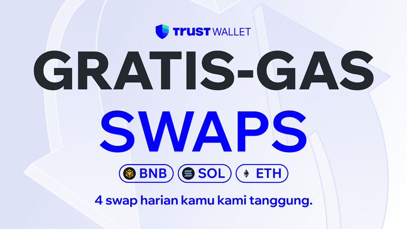 Trust Wallet Kini Menanggung Biaya Gas Kamu