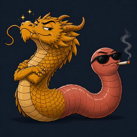 Dragon Worm logo