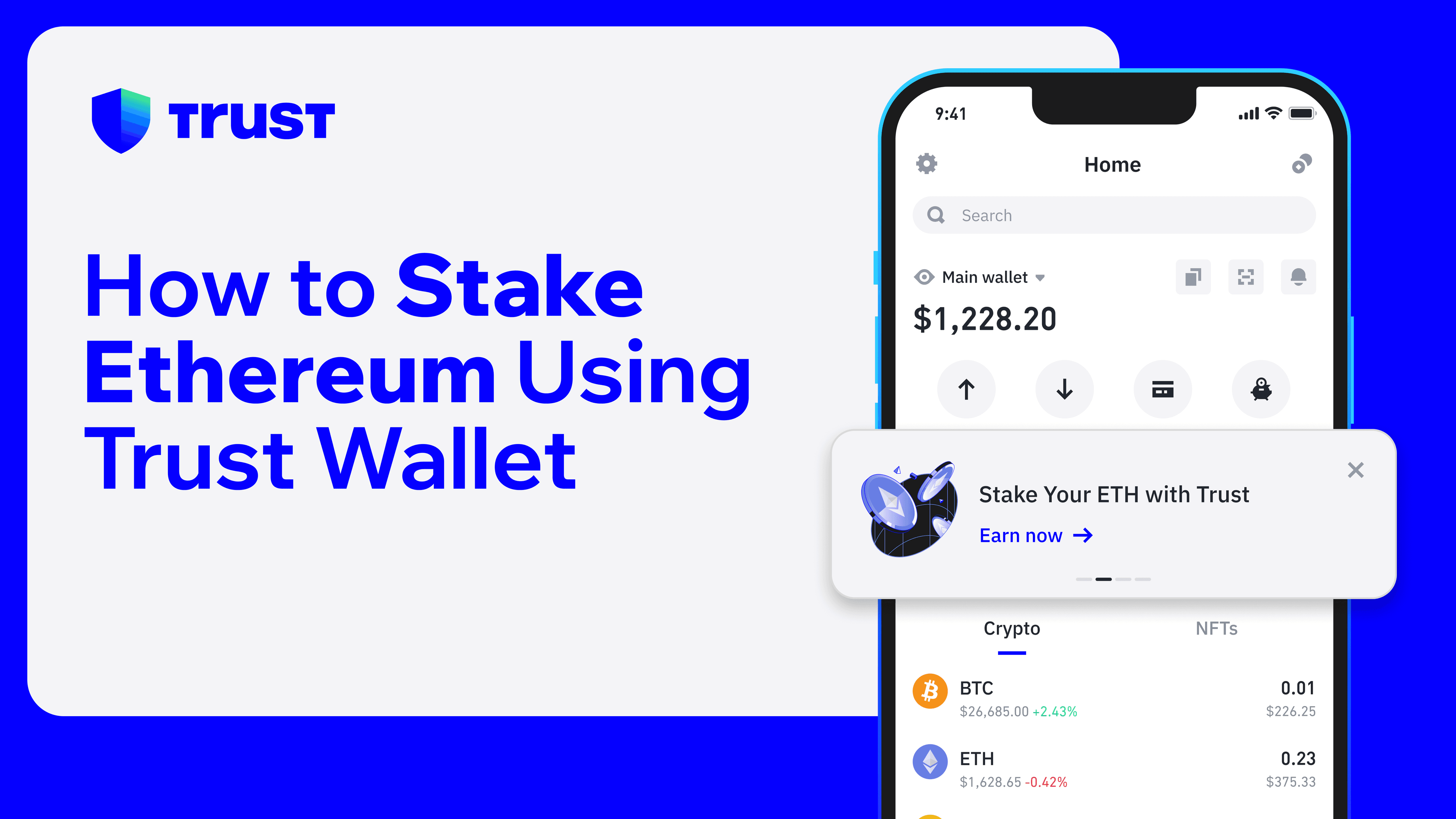 How to Stake Ethereum (ETH) Using Trust Wallet