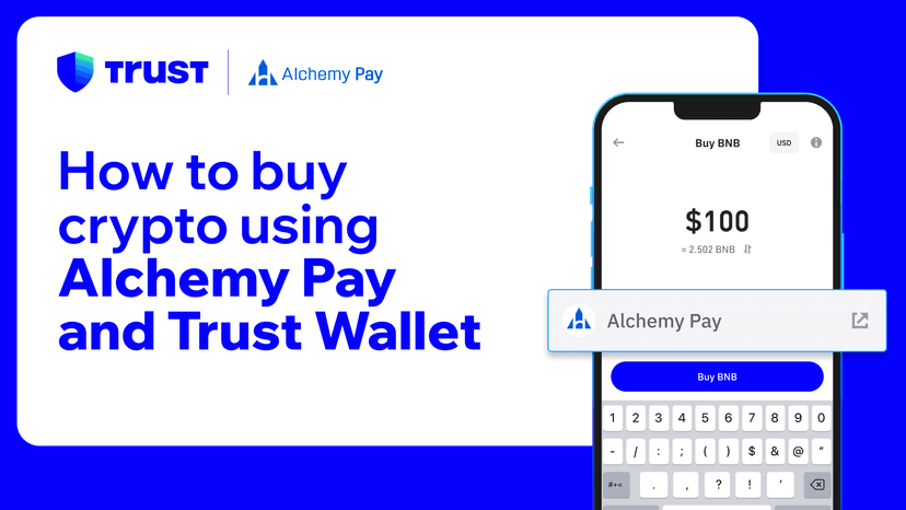 How to buy crypto using Alchemy Pay and Trust Wallet