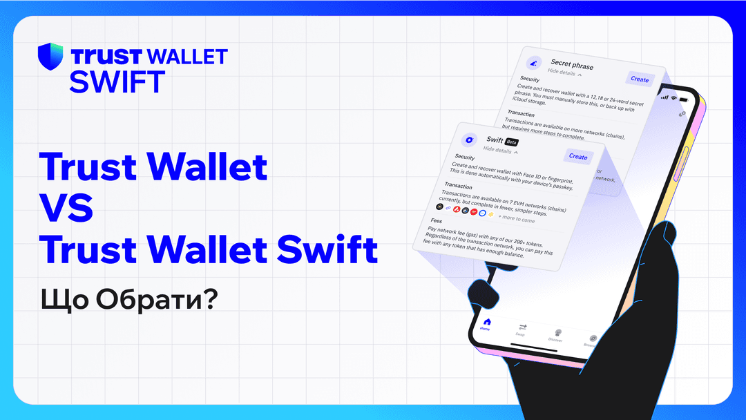 Trust Wallet проти Trust Wallet SWIFT