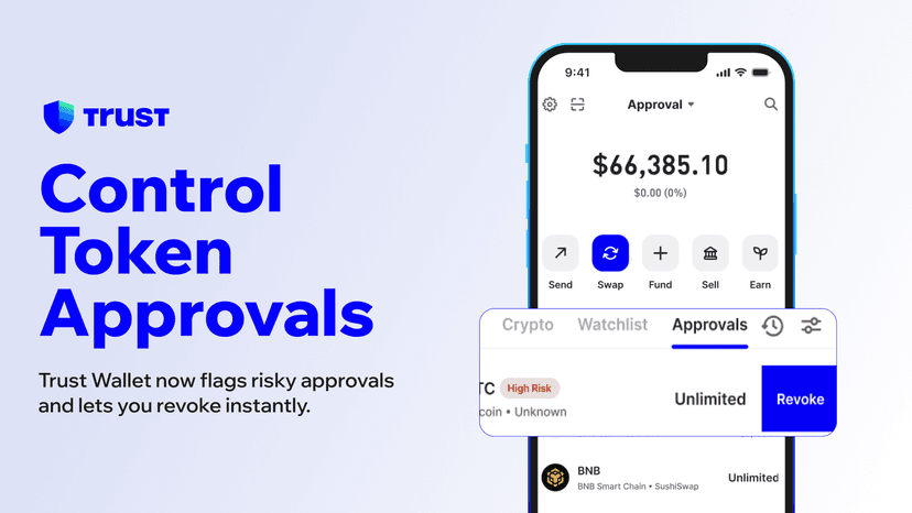 Control and Revoke Token Approvals in Trust Wallet