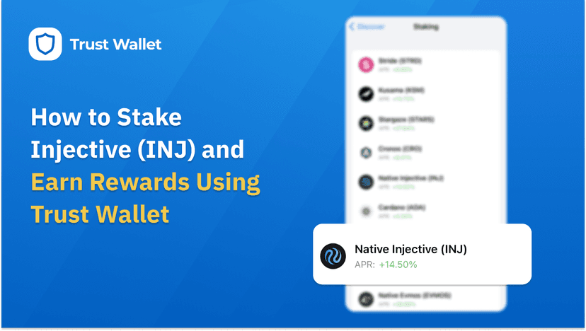 How to Stake Injective (INJ) and Earn Rewards Using Trust Wallet