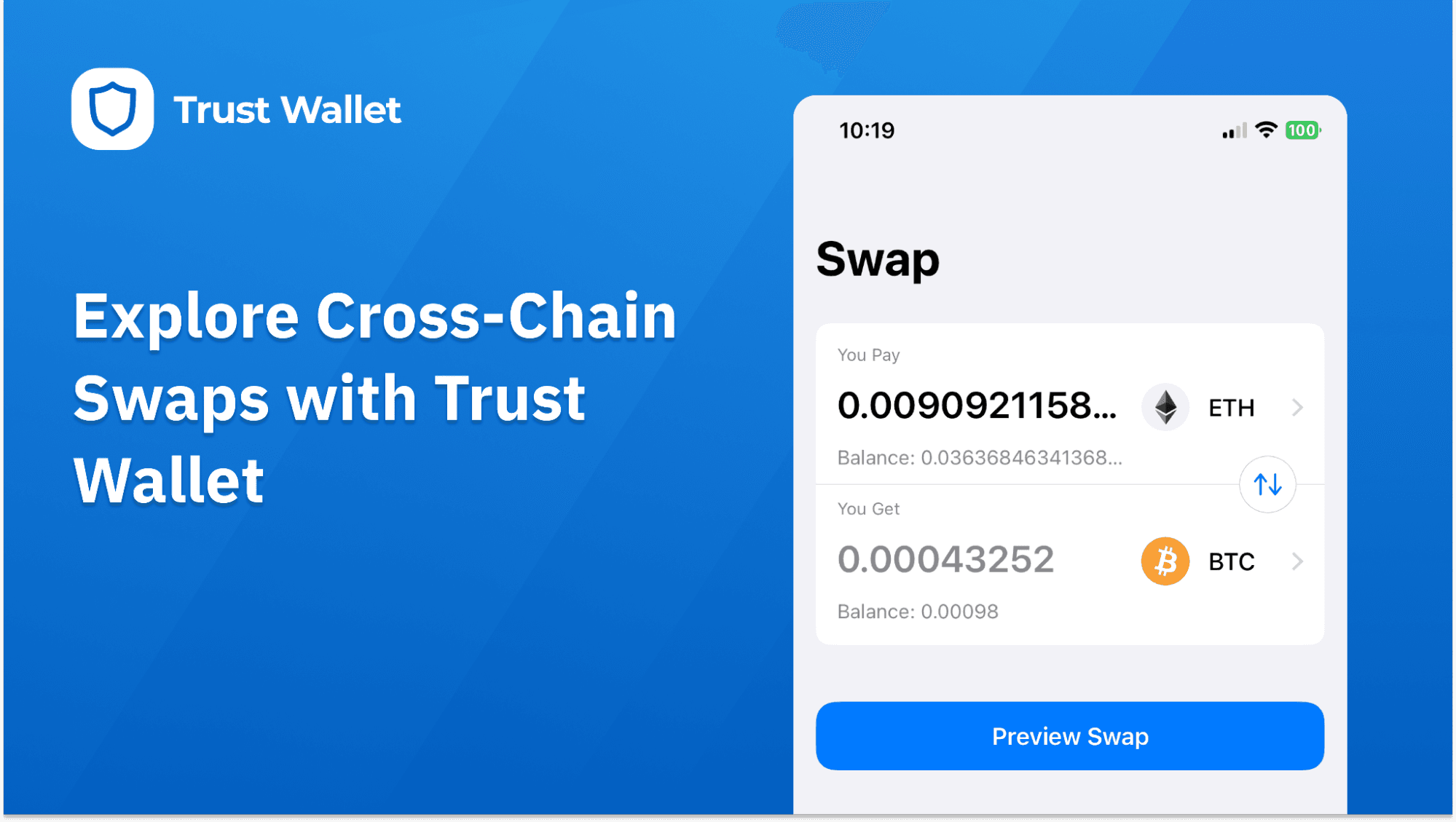 Explore Cross-Chain Swaps with Trust Wallet