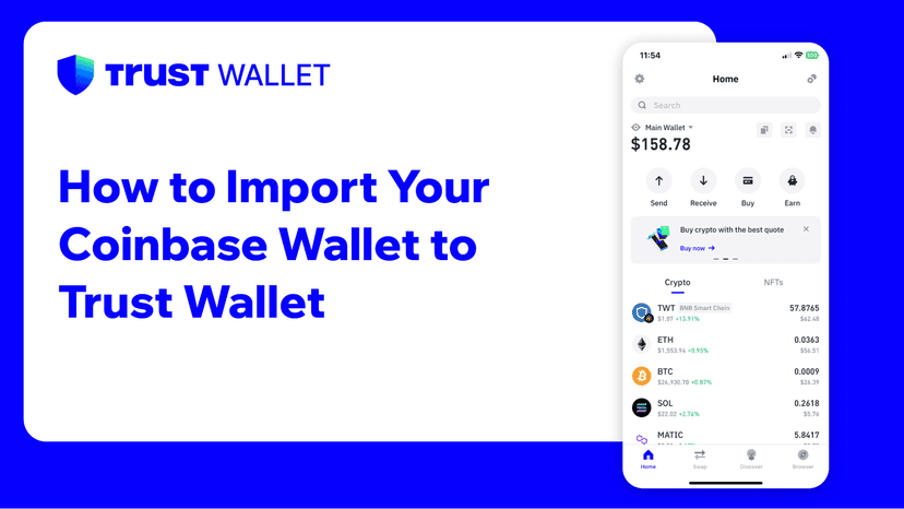 How to Import Your Coinbase Wallet to Trust Wallet