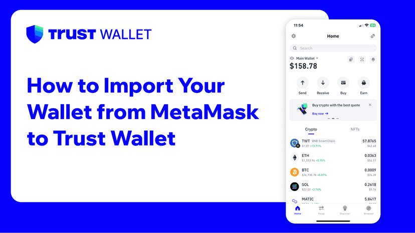 How to Import Your Wallet from Metamask to Trust Wallet