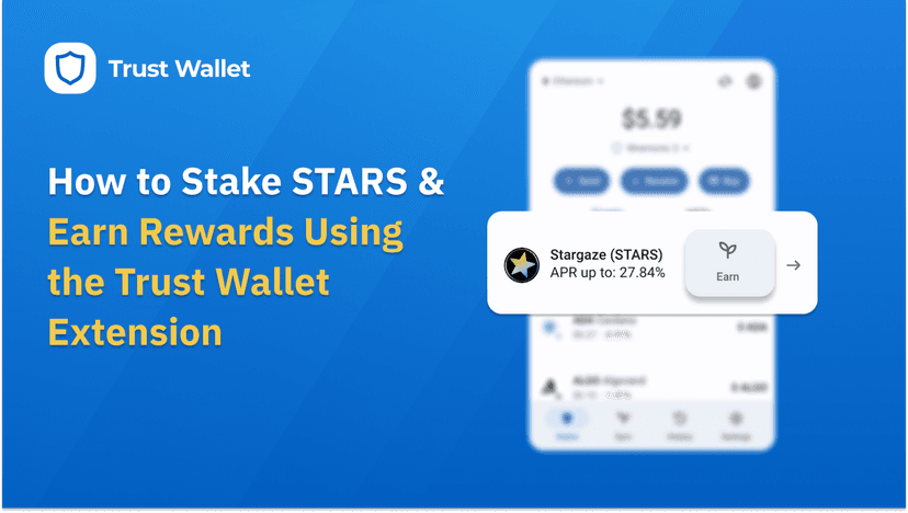 How to Stake Stargaze (STARS) and Earn Rewards Using the Trust Wallet Extension