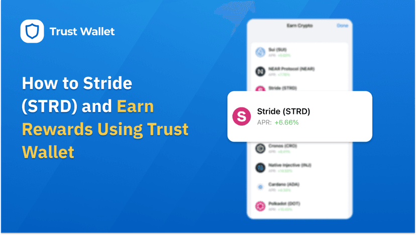 How to Stake Stride (STRD) and Earn Rewards Using Trust Wallet