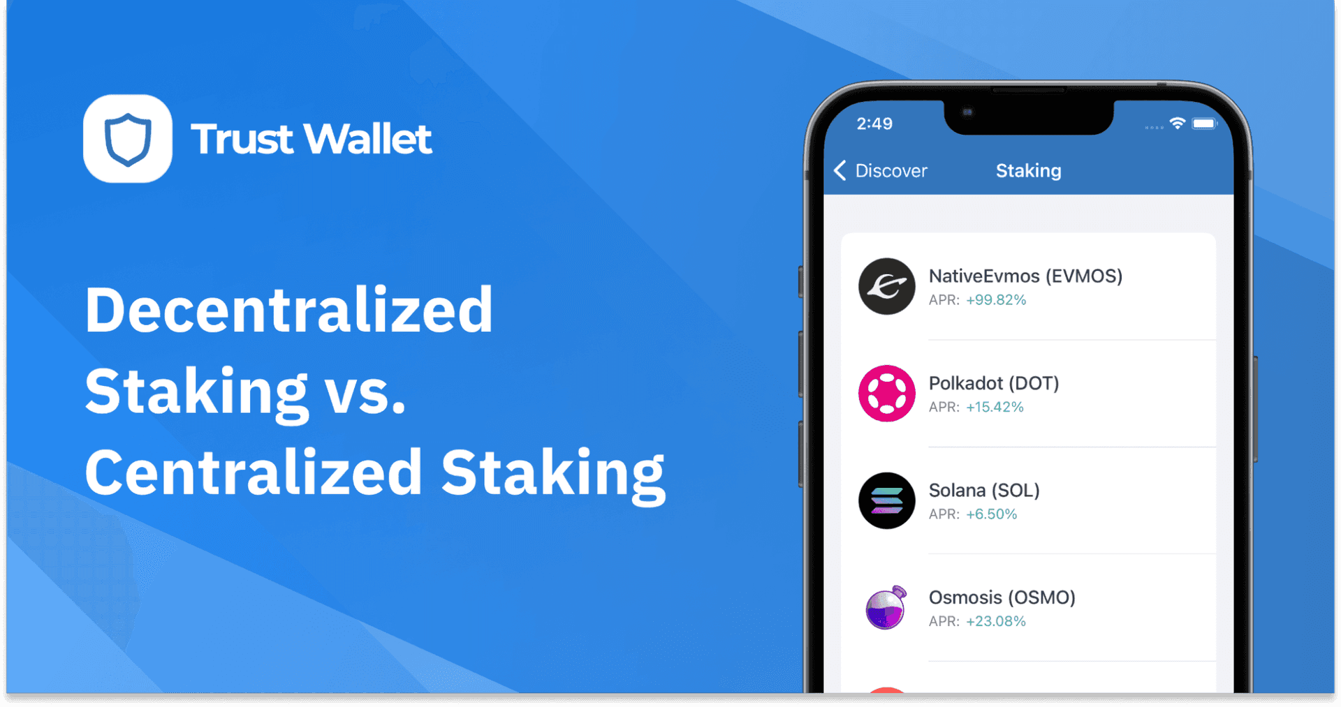 Decentralized Staking vs. Centralized Staking | Trust Wallet