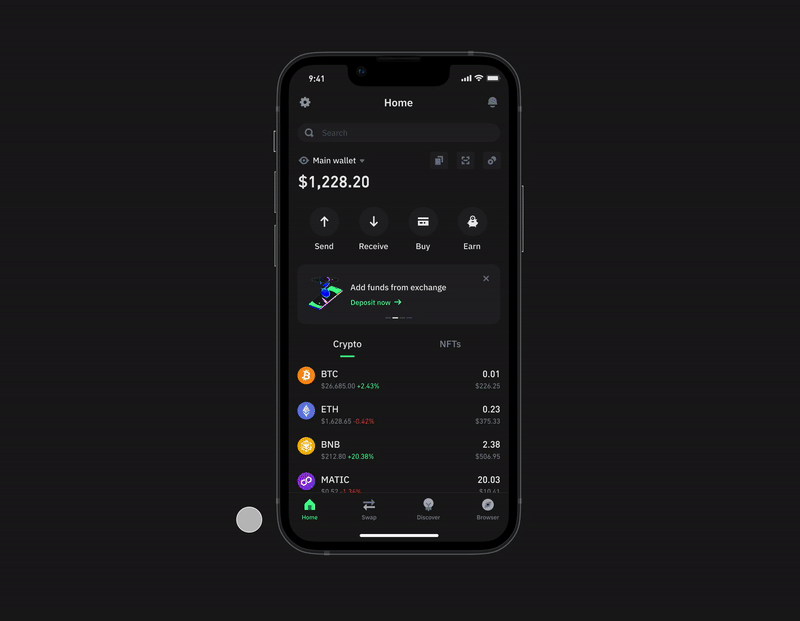 The Ultimate Crypto Wallet for DeFi, Web3 Apps, and NFTs